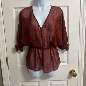 FOREVER 21 sheer blouse